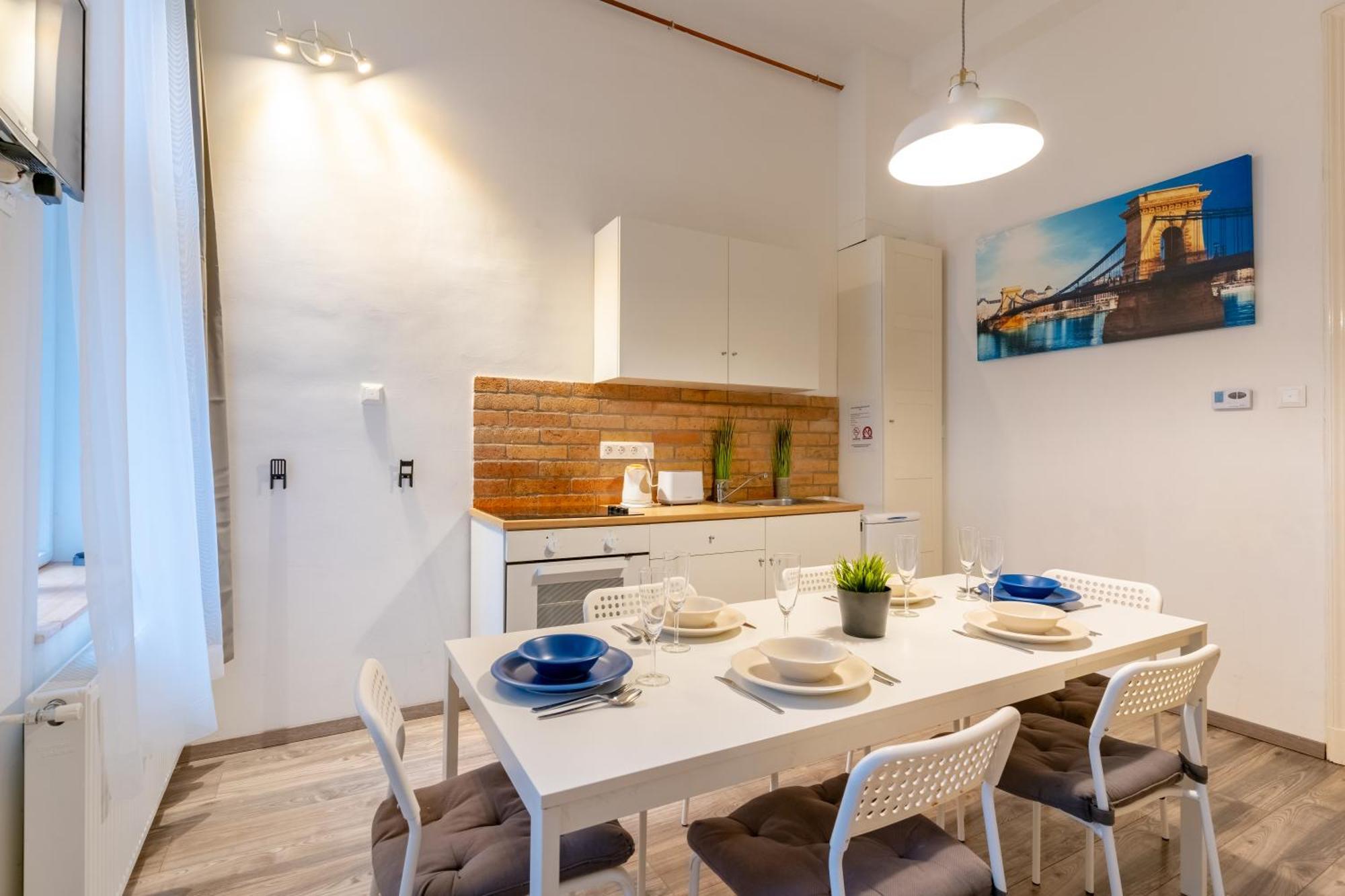 Wave - 3 Bedroom Apt In Center Budapest Eksteriør billede